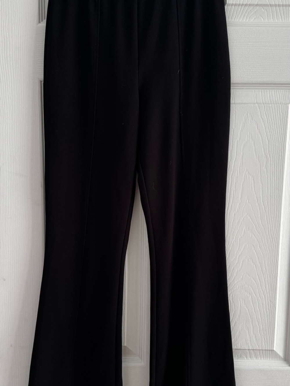 Garage Black Stretch Flare Track Pants